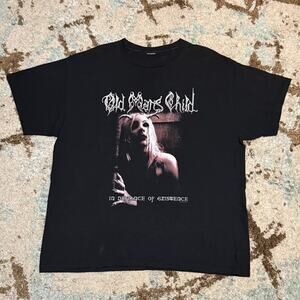 2003 Old Mans Child In Defiance Of Existence Shirt Size XL Metal Band Tee
